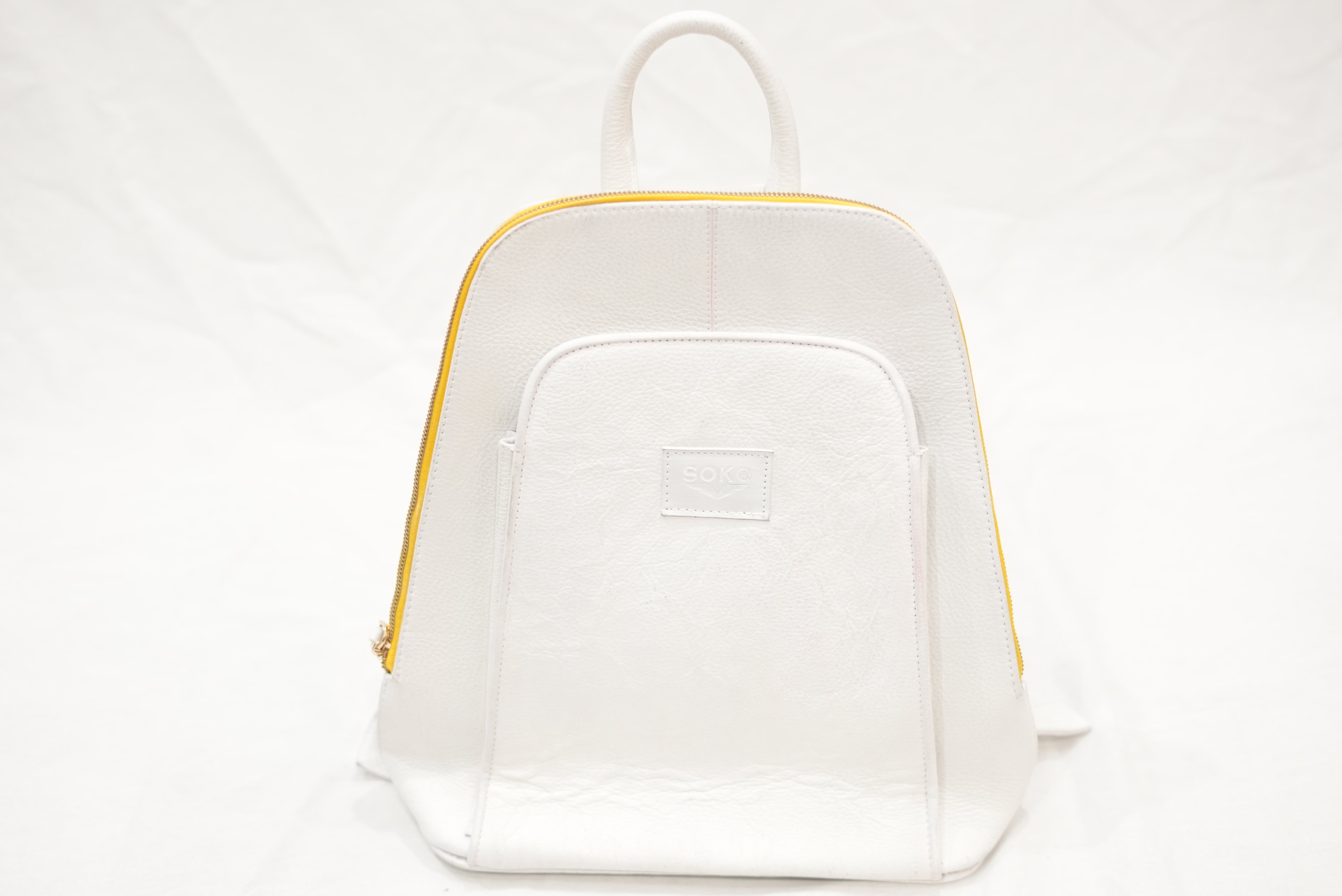 big white leather backpack Soko 100% Cowhide Leather Backpack – Soko Leather